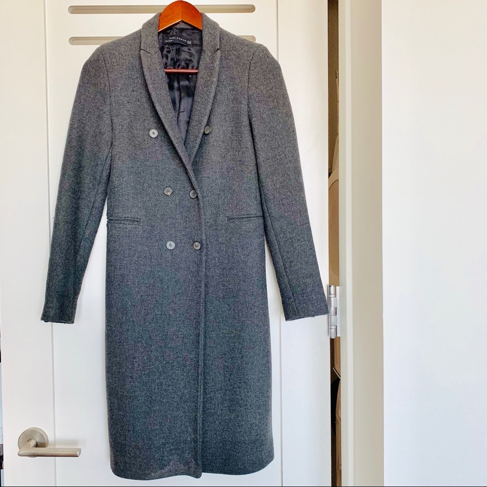 Zara wool jacket / trendy & stylish 🌹💕